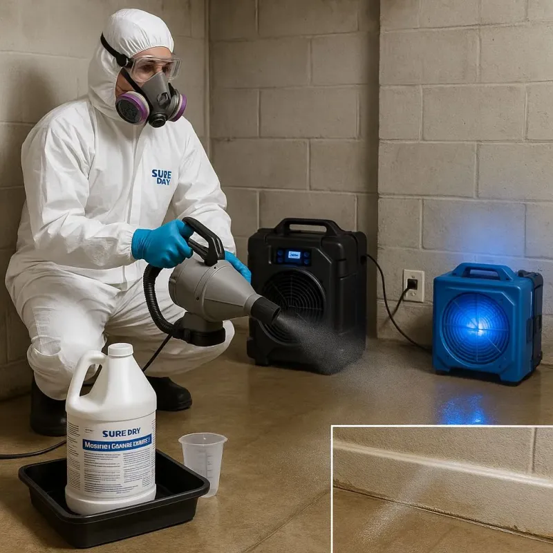 Sanitization and Odor Removal process in Wheatland, CA
